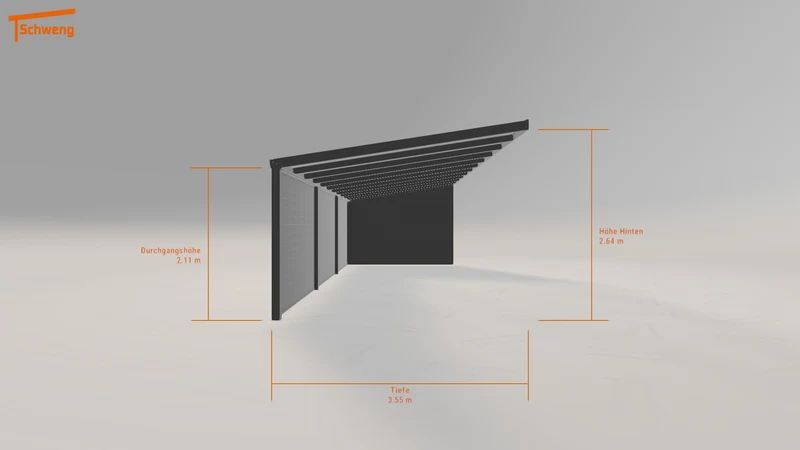 #DE Schweng Pultdachcarport S350 (ID bkd98q)