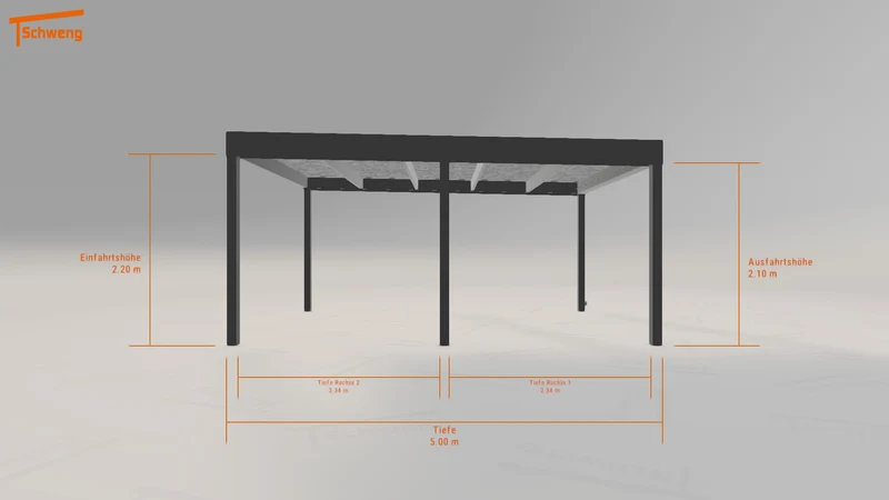 #DE Schweng Flachdachcarport C600 (ID bkdjm5) #MTG