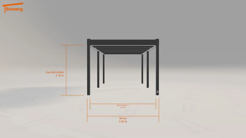 #DE Schweng Flachdachcarport C600 (ID x7z5gn) #MTG