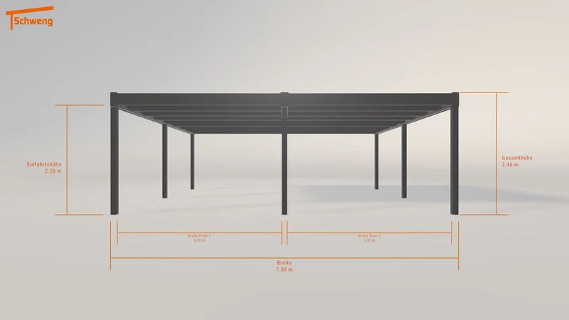 #DE Schweng Flachdachcarport C600 (ID 2q9wnq) #MTG