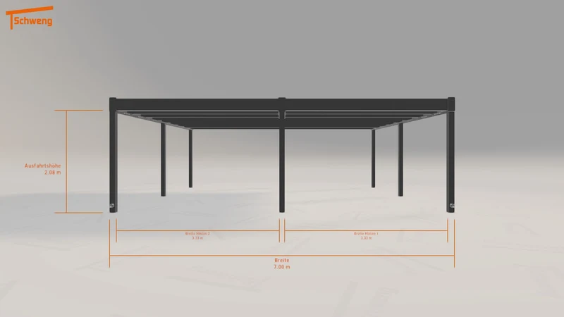 #DE Schweng Flachdachcarport C600 (ID 2q9wnq) #MTG