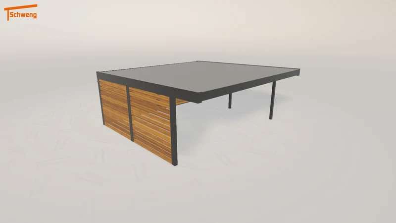 #DE Schweng Flachdachcarport C600+ (ID v42n3q) #MTG
