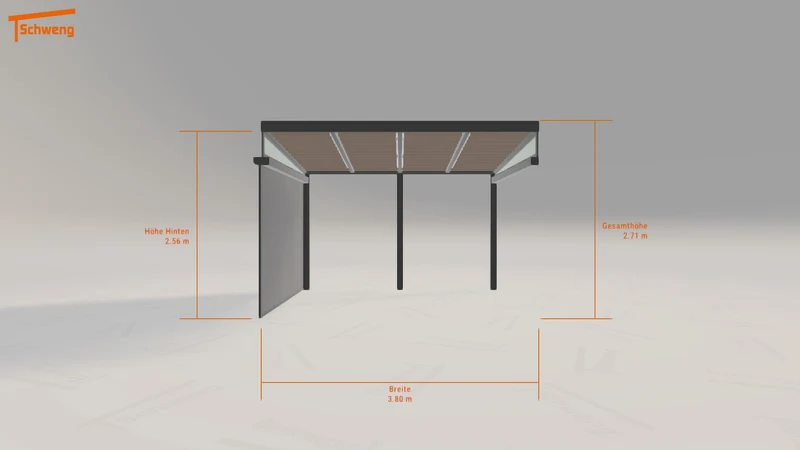 #DE Schweng Terrassenüberdachung S350 (ID 33yp43)