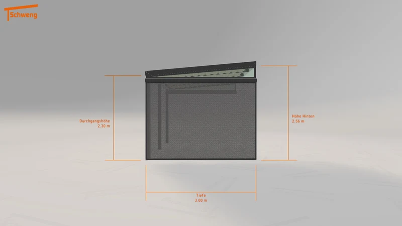 #DE Schweng Terrassenüberdachung S350 (ID 33yp43)