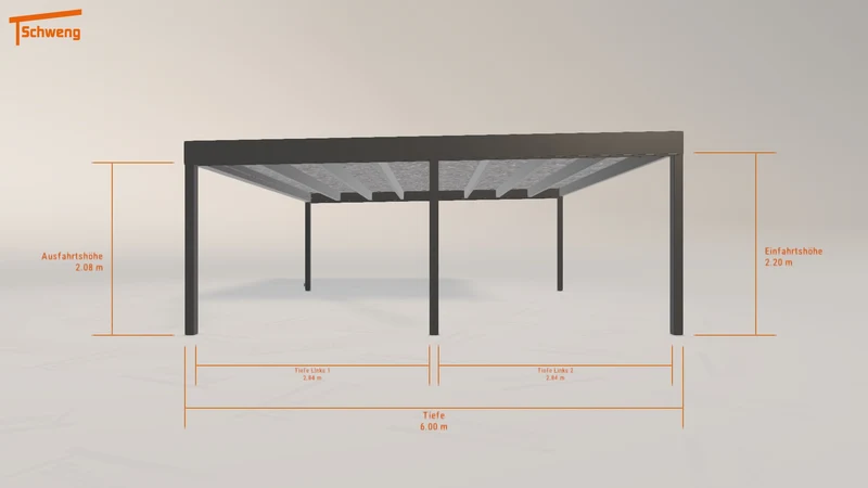 #DE Schweng Flachdachcarport C600+ (ID zb3gng) #MTG