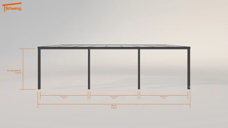 #DE Schweng Pultdachcarport S350 (ID 425jnd) #MTG