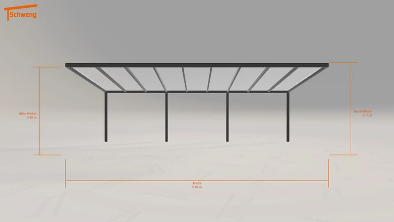 #DE Schweng Pultdachcarport S350 (ID 425jnd) #MTG