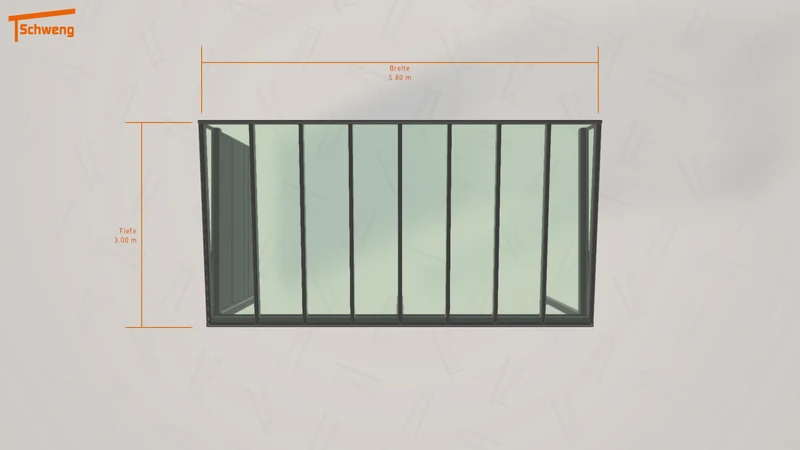 #DE Schweng Terrassenüberdachung S350 (ID rjy5wg)