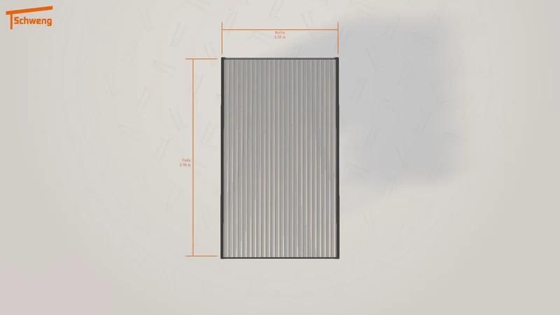 #DE Schweng Flachdachcarport C600 (ID k2vq9p) #MTG