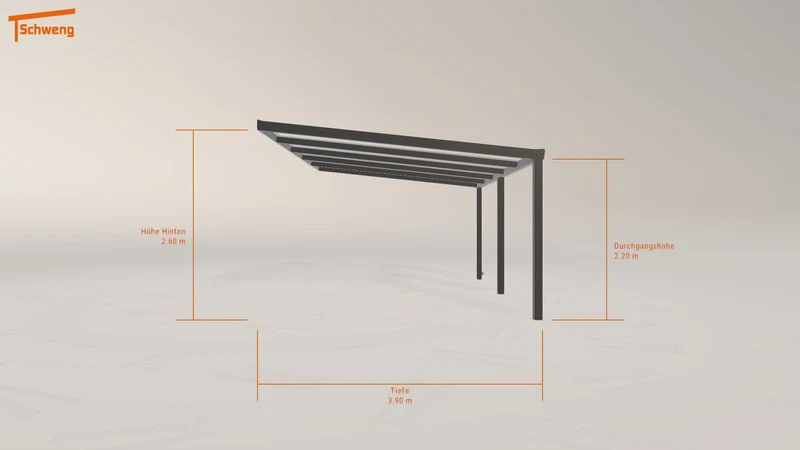 #DE Schweng Terrassenüberdachung S400 (ID pbv987)