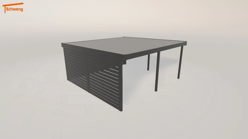 #DE Schweng Flachdachcarport C600+ (ID w3j27r) #MTG