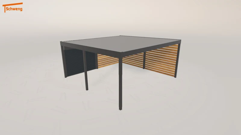 #DE Schweng Flachdachcarport C600 (ID rjy55g) #MTG