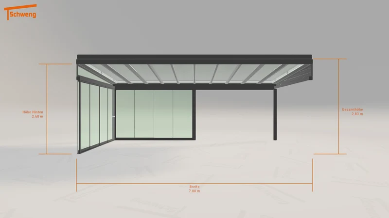 #DE Schweng Terrassenüberdachung S400 (ID 5m7xvk)