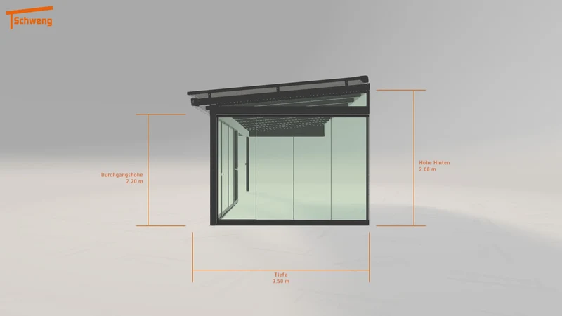 #DE Schweng Terrassenüberdachung S400 (ID 5m7xvk)