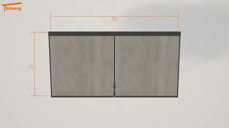 #DE Schweng Terrassenüberdachung S400 (ID 5m7xvk)
