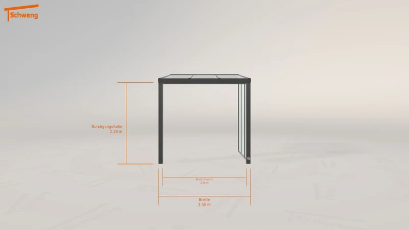 #DE Schweng Terrassenüberdachung S350 (ID 33ykxp)