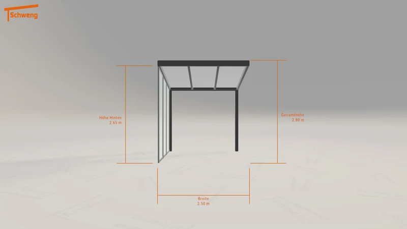 #DE Schweng Terrassenüberdachung S350 (ID 33ykxp)