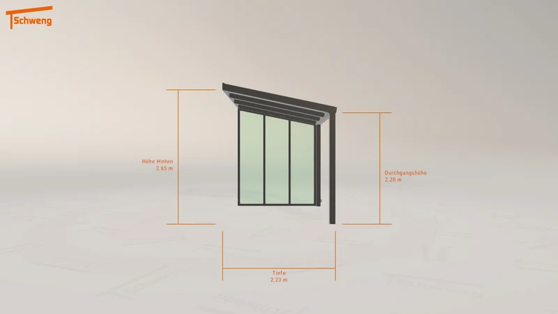 #DE Schweng Terrassenüberdachung S350 (ID 33ykxp)