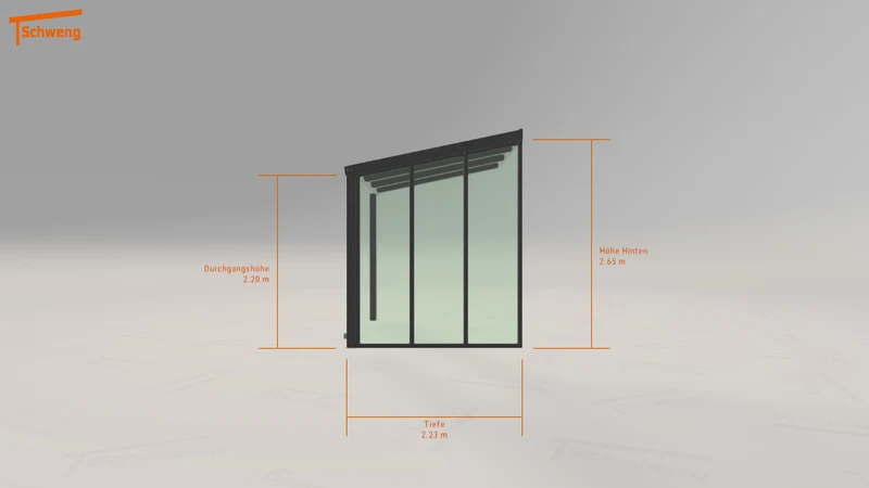 #DE Schweng Terrassenüberdachung S350 (ID 33ykxp)
