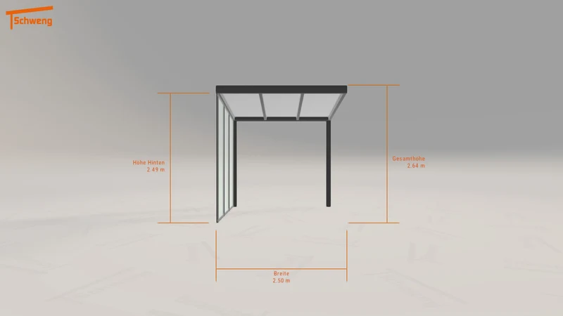 #DE Schweng Terrassenüberdachung S350 (ID n5vnjv)