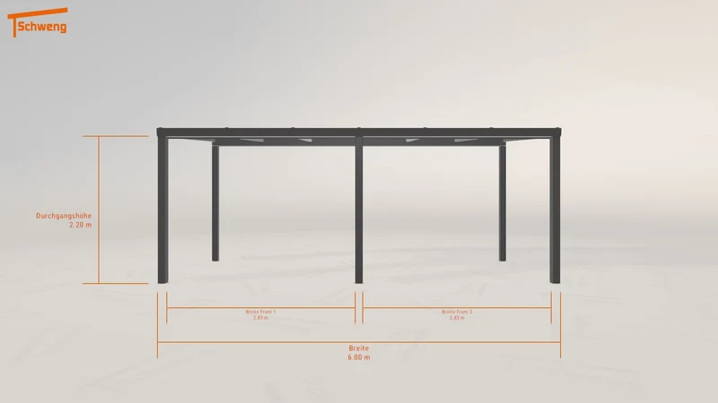 #DE Schweng Terrassenüberdachung S350 (ID mjvqn4)