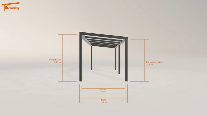 #DE Schweng Terrassenüberdachung S350 (ID mjvqn4)
