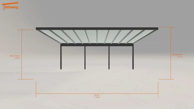 #DE Schweng Terrassenüberdachung S400 (ID 425mgd)
