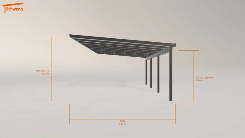 #DE Schweng Terrassenüberdachung S400 (ID 425mgd)