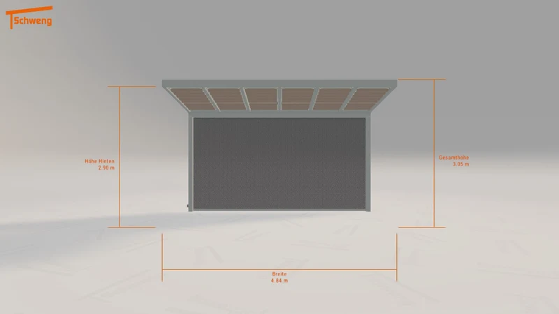 #DE Schweng Terrassenüberdachung S350 (ID v42wdn)