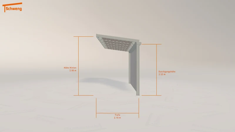 #DE Schweng Terrassenüberdachung S350 (ID v42wdn)