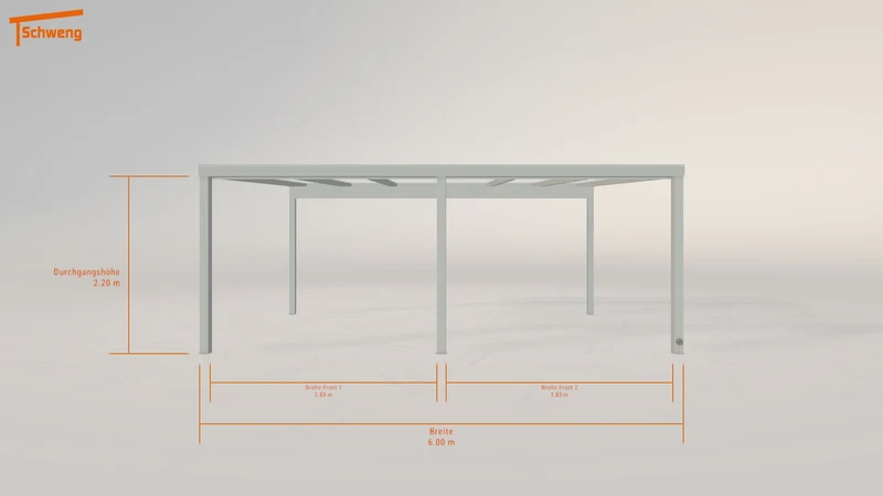 #DE Schweng Pultdachcarport S400 (ID pbvy37) #MTG