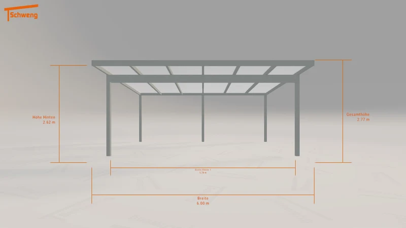 #DE Schweng Pultdachcarport S400 (ID pbvy37) #MTG