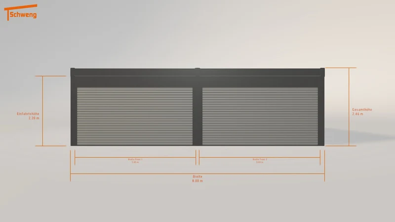 #DE Schweng Flachdachcarport C600+ (ID zb3pkg) #MTG