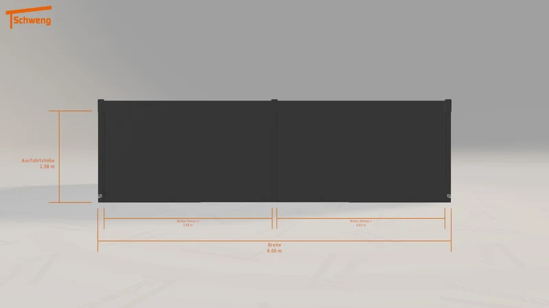#DE Schweng Flachdachcarport C600+ (ID zb3pkg) #MTG