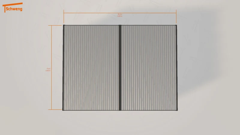 #DE Schweng Flachdachcarport C600+ (ID zb3pkg) #MTG