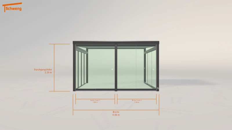 #DE Schweng Terrassenüberdachung S400 (ID jjgv3n)