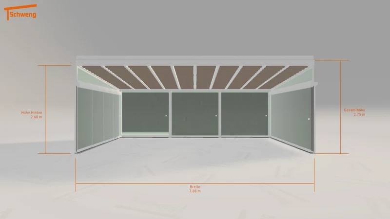 #AT Schweng Terrassenüberdachung S400 (ID x7z2k9)