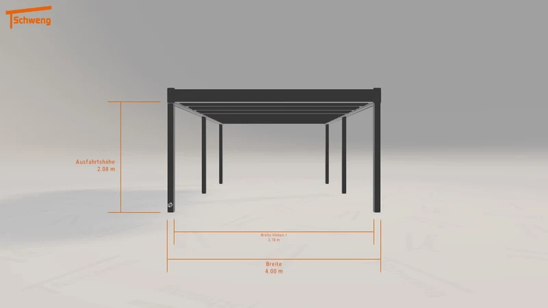 #DE Schweng Flachdachcarport C600 (ID jjg9xm) #MTG