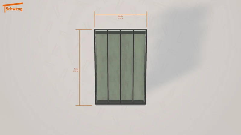 #DE Schweng Terrassenüberdachung S400 (ID 33yj5q)