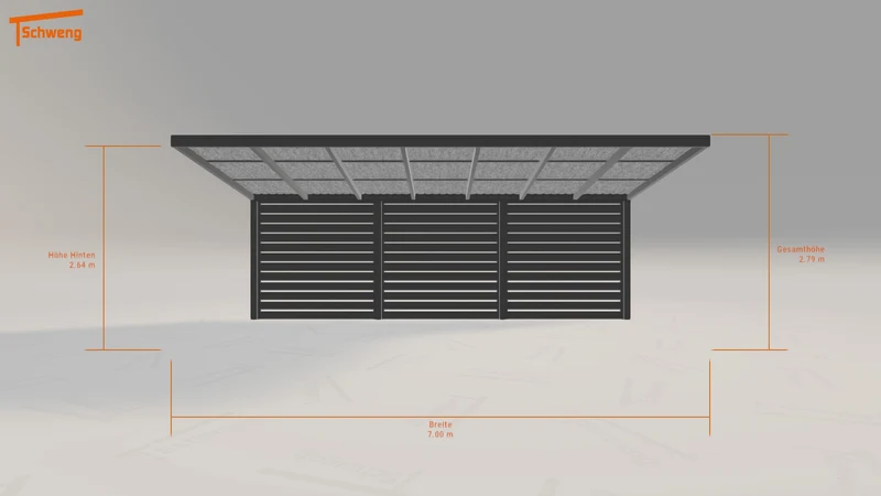 #DE Schweng Pultdachcarport S400 (ID w3jxb7)