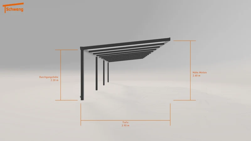 #DE Schweng Terrassenüberdachung S400 (ID zb3jk9)