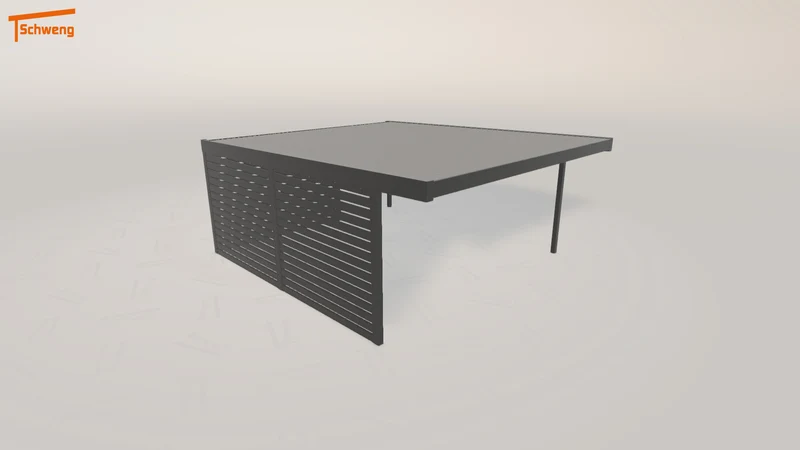 #DE Schweng Flachdachcarport C600+ (ID x7z5pn)