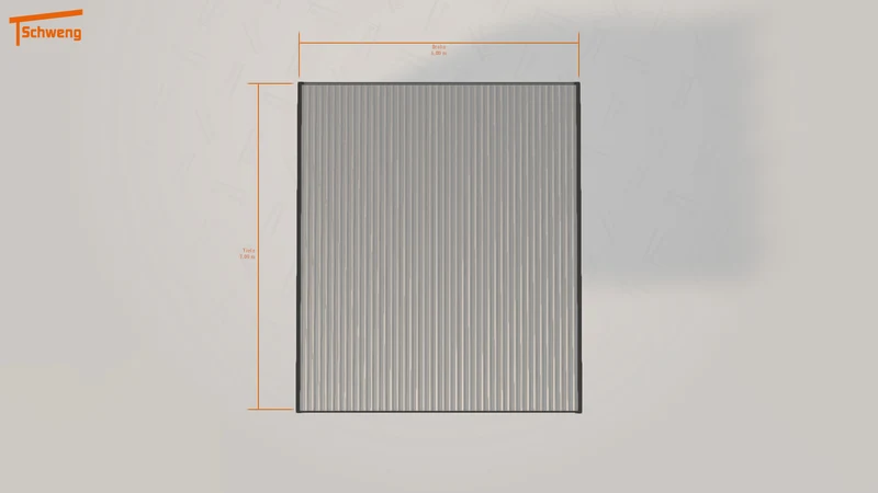 #DE Schweng Flachdachcarport C600+ (ID x7z5pn)