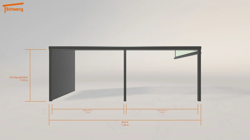 #AT Schweng Terrassenüberdachung S400 (ID 772knj)