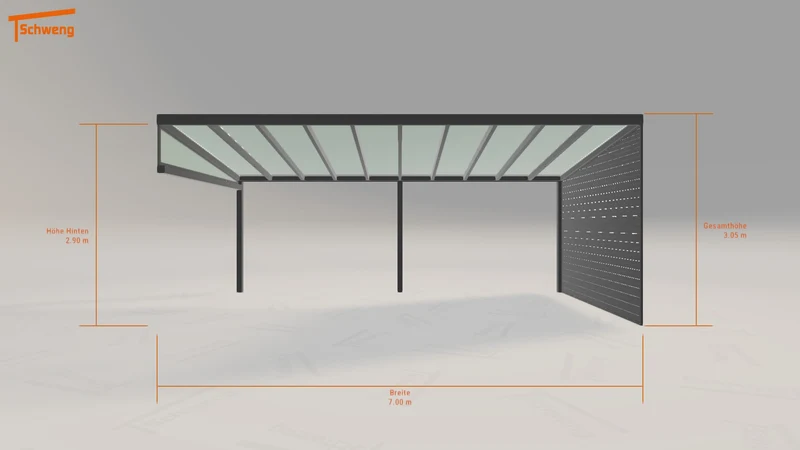 #AT Schweng Terrassenüberdachung S400 (ID 772knj)