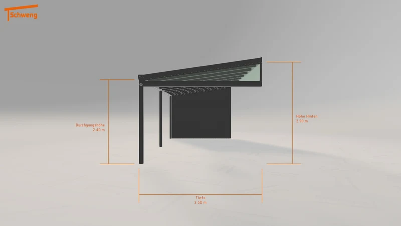 #AT Schweng Terrassenüberdachung S400 (ID 772knj)
