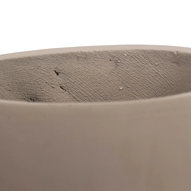 Blumentopf aus Zement – Light Grey