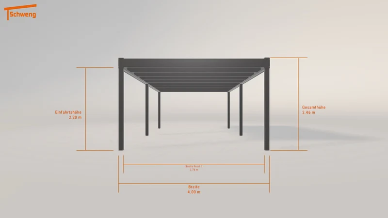 #DE Schweng Flachdachcarport C600 (ID pbvjn7) #MTG