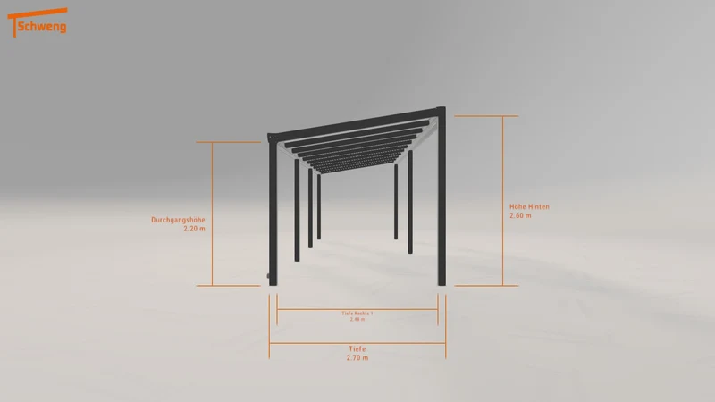 #DE Schweng Terrassenüberdachung S400 (ID g7dgqq)