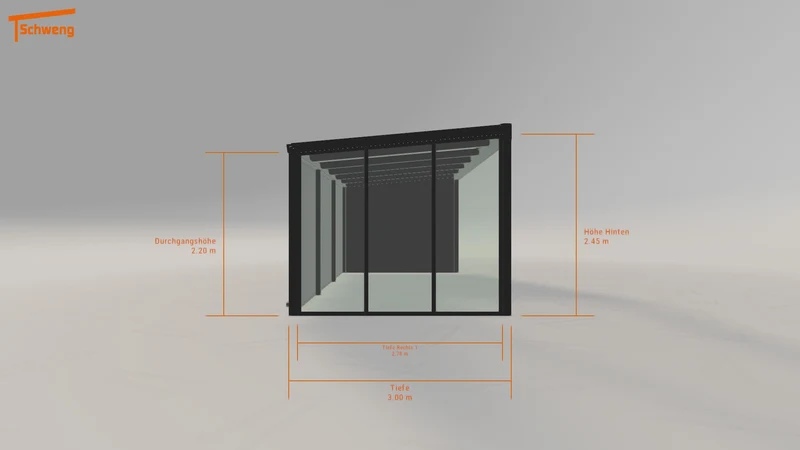 #DE Schweng Terrassenüberdachung S350 (ID pbvjr7)